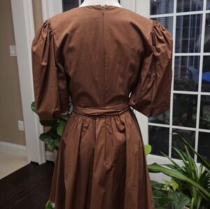 L'Academie Deep V-cut Mini Dress